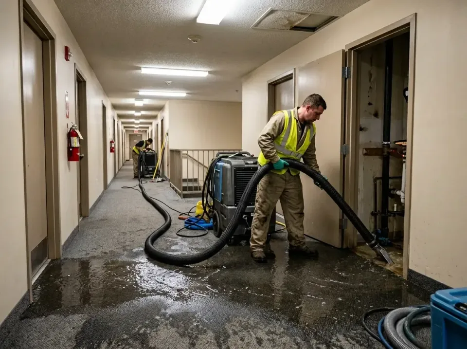 multi-unit-apartment-hallway-f-005 — frequently asked questions, Emergency Burst Pipe Water Extraction & Removal in Carlin,…